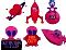 Alien love stickers