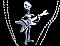 Pewter Alien rockstar pendant