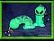 Alien Spring Keychain