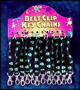 Alien belt clip key chains
